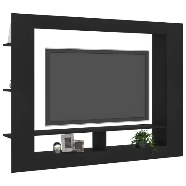 vidaXL TV Cabinet Sonoma Oak 59.8x22x8.7x22x44.5x22 Chipboard