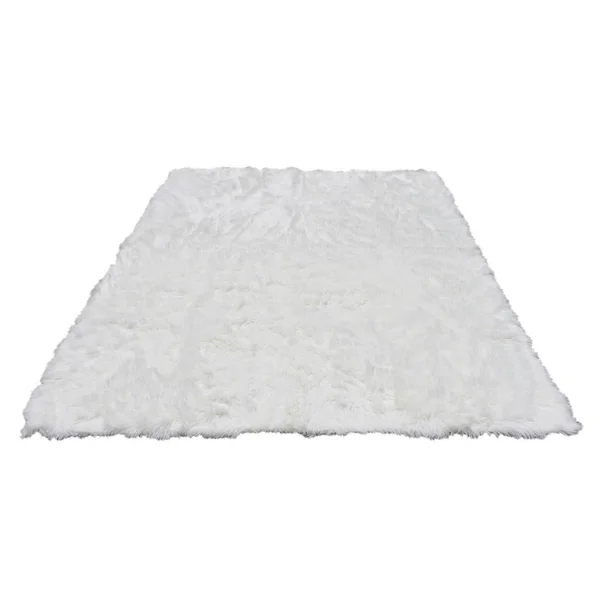 Walk on Me Rugs Llc 8x10 Soft and Plush Faux Sheepskin Shag Area Rug - Size: 8' x 10', Brown