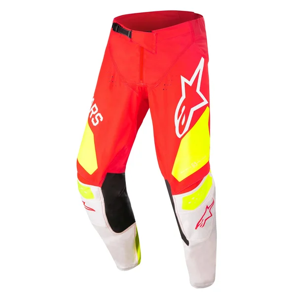2022 Techstar Factory Pants - 34, Red Fluo/White/Yellow Fluo
