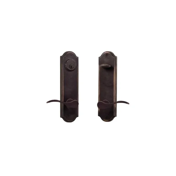 Weslock 7651H-LH Tramore Left Handed Single Cylinder Entry Set with Carlow Style - Oil Rubbed Bronze