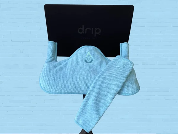 Spintowel, Spin Bike Handlebar Sweat Towel, Spintowel for Use with Peloton Bike Peloton, Dye Teal