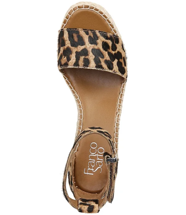 Franco Sarto Clemens Wedge Sandals - Leopard