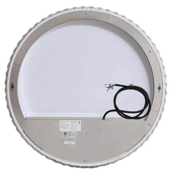 Elegant Evelyn 24x22 Hardwired LED Mirror w/Touch Sensor - Chrome - MRE62424C
