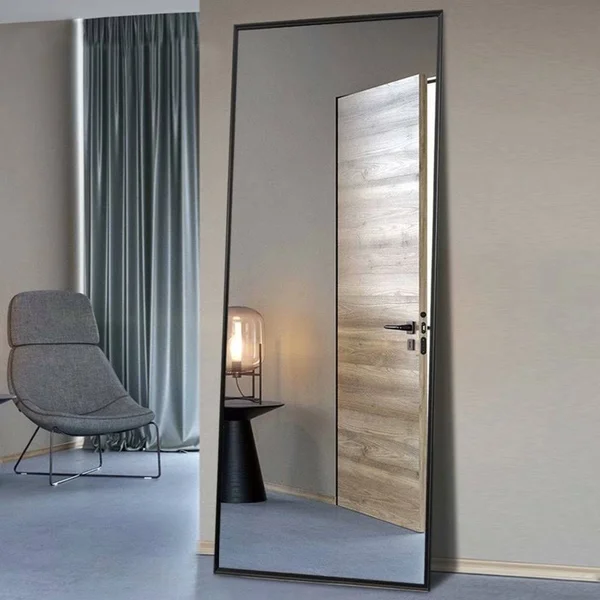 Modern Freestanding Full Length Floor Mirror - 64.17x21.26 - White