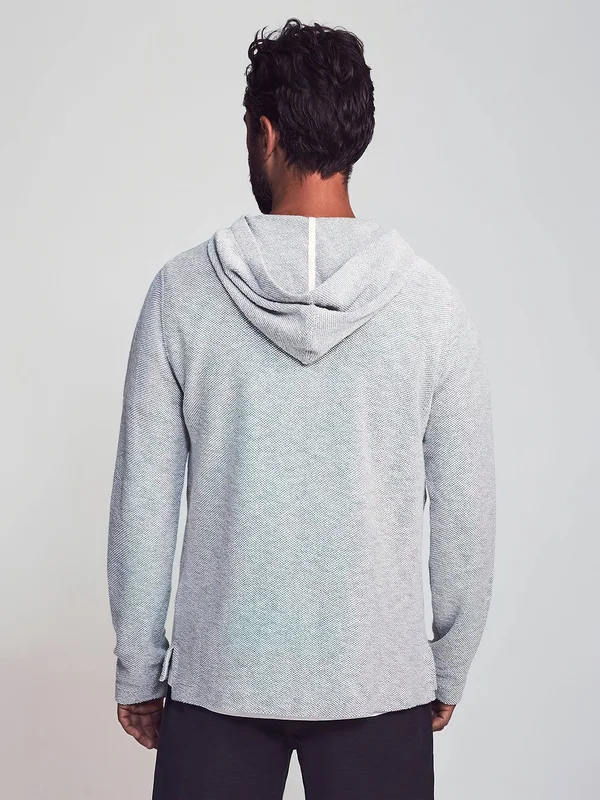 Faherty Brand Baja Beach Poncho in Backloop Jacquard