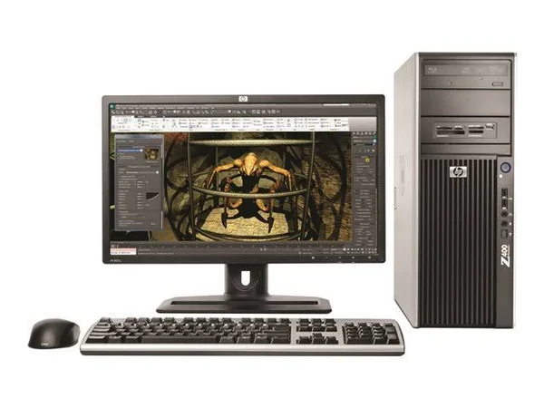 HP Workstation z400 - CMT - 1 x Xeon W3503, 2.4 GHz - RAM 4 GB - HDD 250 GB - DVD SuperMulti - no graphics - GigE - Win 7 Pro 6