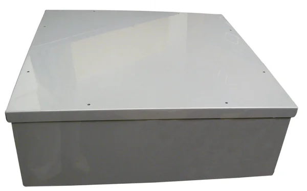 Cantex 5133163 Junction BOX; 16-7/8 inch Depth, Rigid PVC, Gray, Surface Mount, Screwed COVER, 16 inch x 14 inch x 6 inch Hub