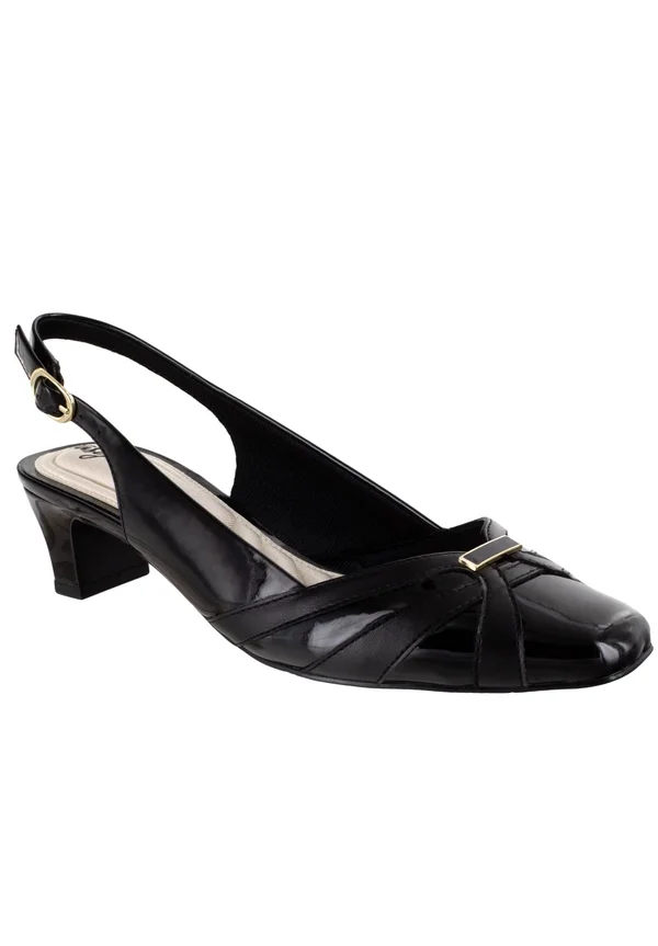 Easy Street Pilar Women's Slingback Pumps - Size: 7, Black