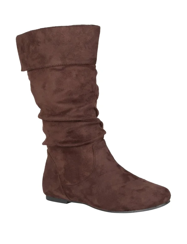 Journee Collection Shelley3 Boot, Women's, Brown, Size 9, Boots