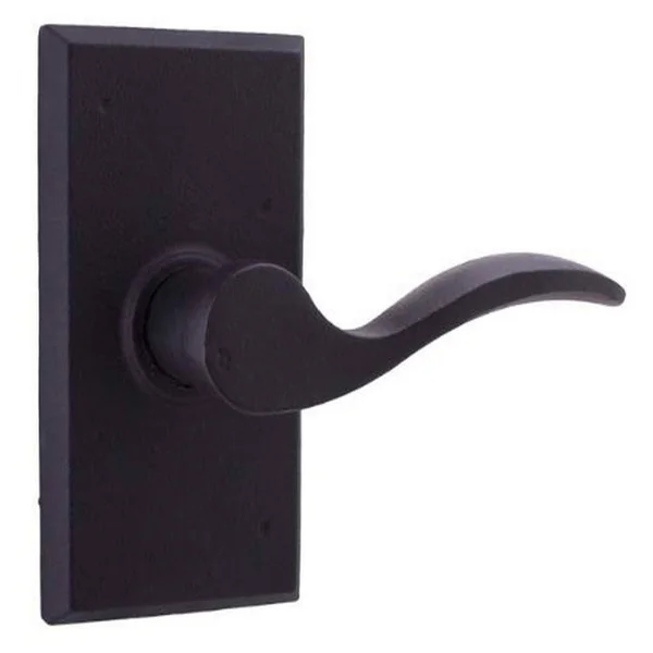 Weslock R7310h2h2sl20 Right Hand Carlow Square Privacy Door Lever, Black