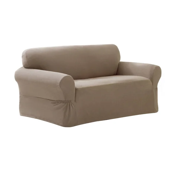 Pixel Stretch 1 Piece Loveseat Furniture Cover Slipcover, Size: 34 inchh x 38 inchd x 58-73 inchw