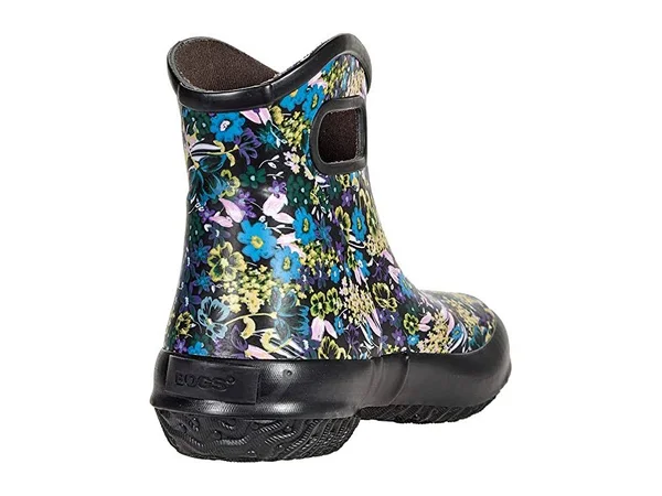 Bogs Patch Ankle Night Garden Women's Shoes Black Multi : 12 B - Medium
