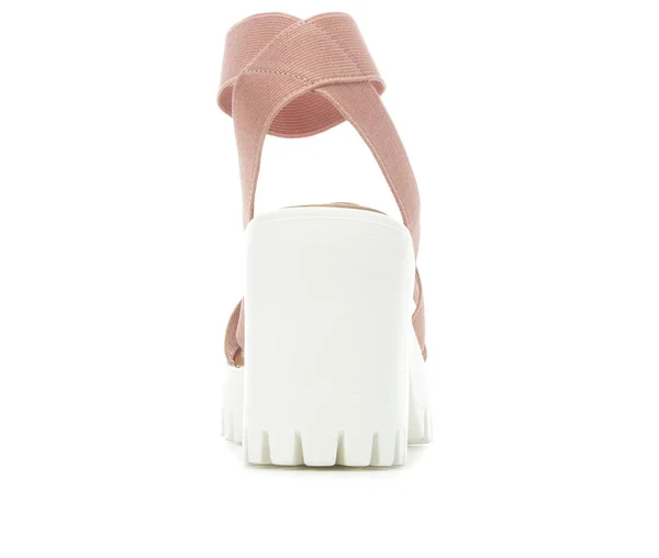 Madden Girl Soho Lug Sandals - Blush
