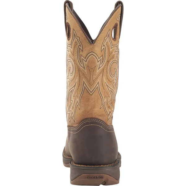 Durango Rebel Men's Waterproof Steel-Toe Western Boots - Size: Medium (13), Brown