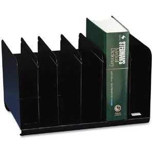 Steelmaster Adjustable Steel Book Rack Black