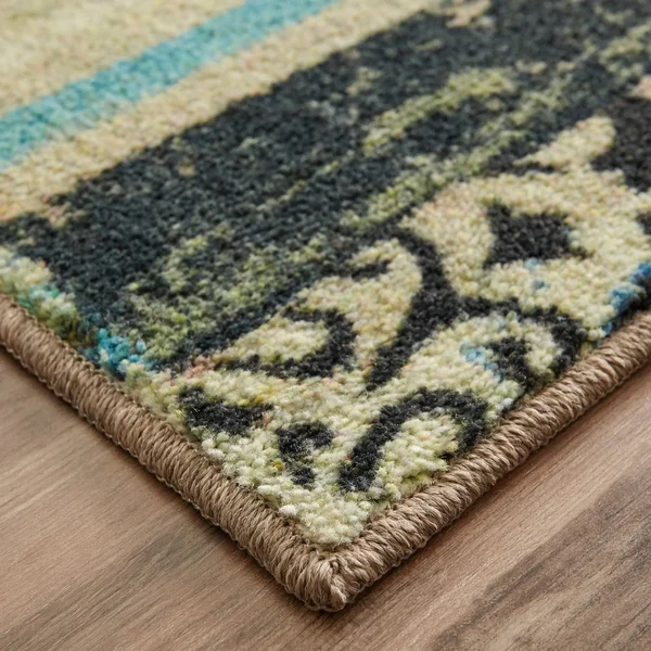 Mohawk Home Caloundra Turquoise 8 ft. x 10 ft. Indoor Area Rug