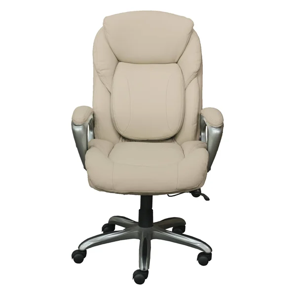 Serta - MyFit 5-Pointed Star Bonded Leather Executive Chair - Ivory