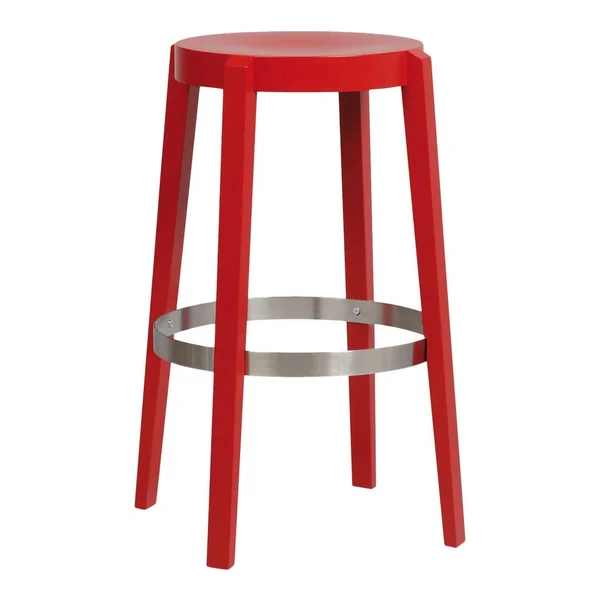 Ton Punton Bar/Counter Stool w/ Stainless Steel Metal Ring - B47 Pine Green, Counter Height: 24x22 Sh - [Bar & Counter Stool