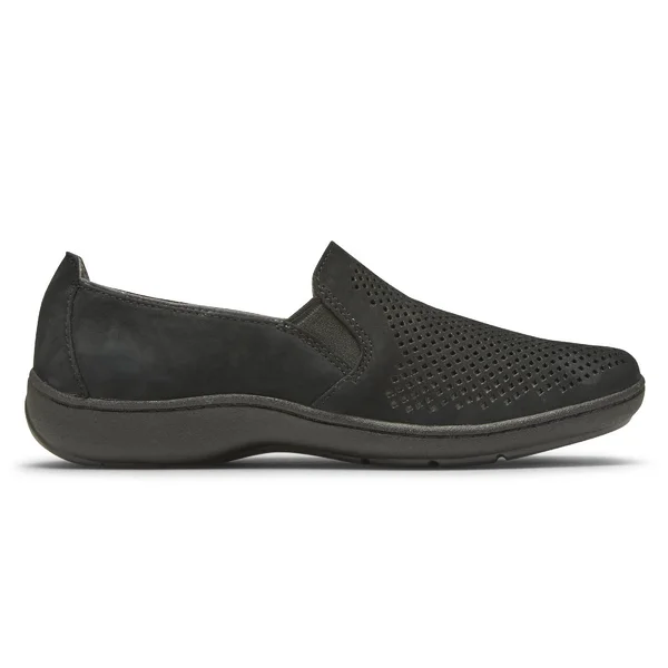 Women's Aravon Lia Slip-On Sneaker - Size 8.5 D - Black
