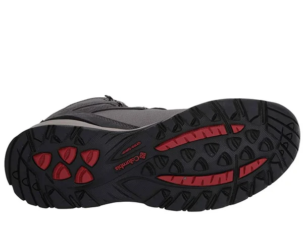 Columbia Newton Ridge LT Waterproof Wide - Size 8.5 - Titanium II/Rust Red