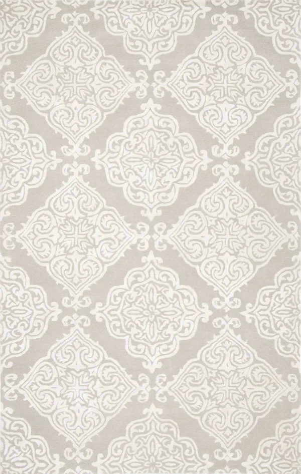 Safavieh Glamour Silver/Ivory 5 ft. x 8 ft. Area Rug