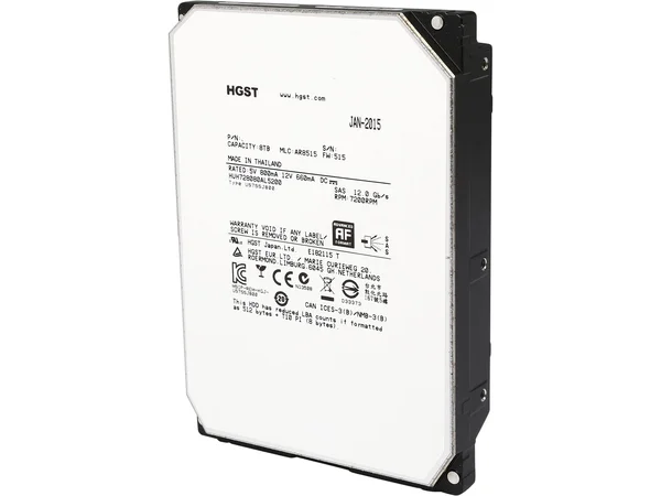 HGST Ultrastar He8 HUH728080AL5200 8 TB 3.5x22 Internal Hard Drive - SAS - 7200 0F23268