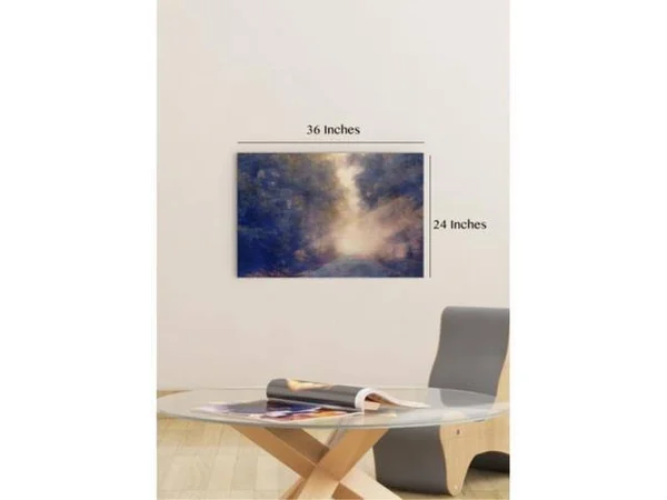 36x22 x 48x22 Hazy Road Matte Canvas by Amrita Sen in Multi-Color