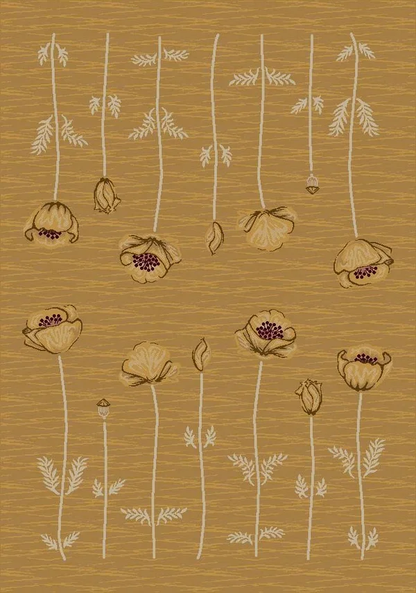 Milliken Poppy Rectangle Area Rug - 3&10x22 x 5&4