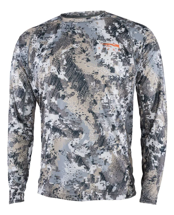 Sitka Gear Core Light Weight Crew - Long Sleeve Optifade Elevated II Large Tall