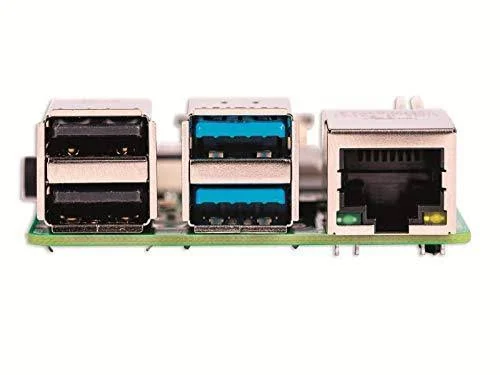 Raspberry Pi 4 Model B - Single-board computer - Broadcom BCM2711, 1.5 GHz - RAM 8 GB - 802.11a/b/g/n/ac, Bluetooth 5.0