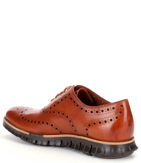 Cole Haan Men's Zerogrand Wing Oxford, British Tan, 7 M US
