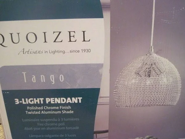 Quoizel Tango 13.38-in Polished Chrome Hardwired Multi-Light Pendant