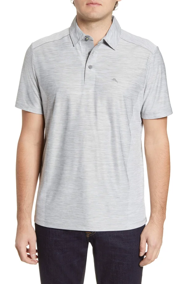 Tommy Bahama Men's IslandZone Palm Coast Polo - Black