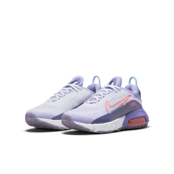 Nike Girls& Big Kids& 2090 SE Casual Shoes in Purple/White Size 5.5