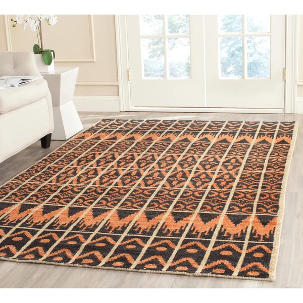 Safavieh Kenya KNY609A Orange, Black 6' x 9' Area Rug