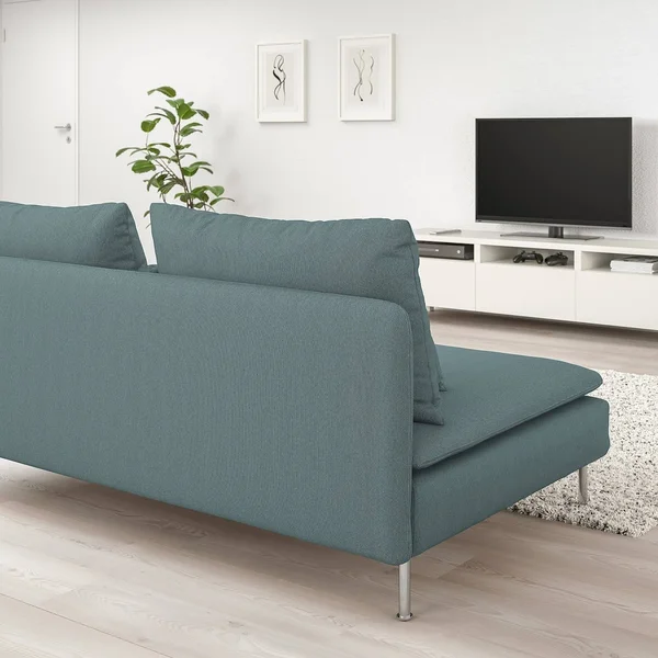 IKEA - S鰀erhamn Sofa Section, Finnsta Turquoise, Width: 73 1/4