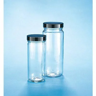 Kimble 5511670C-81 Glass Straight Jar - 16 Oz, Vinyl, PK12