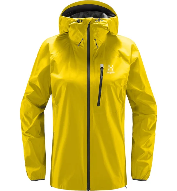Hagl鰂s L.I.M Gore-Tex Jacket Yellow Black Women L