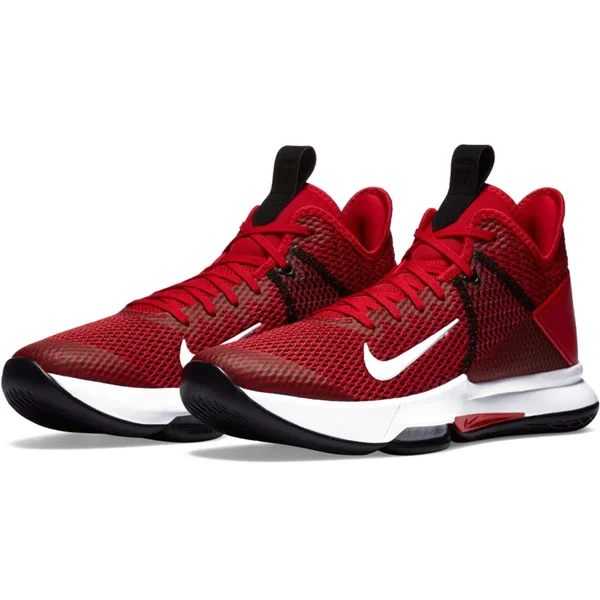 Nike Men's Lebron Witness 4 Basketball Shoes Red/White/Black 12