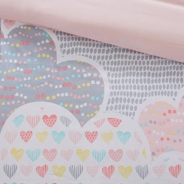 Urban Habitat Kids Cloud Cotton Printed Comforter Set Pink Full/Queen