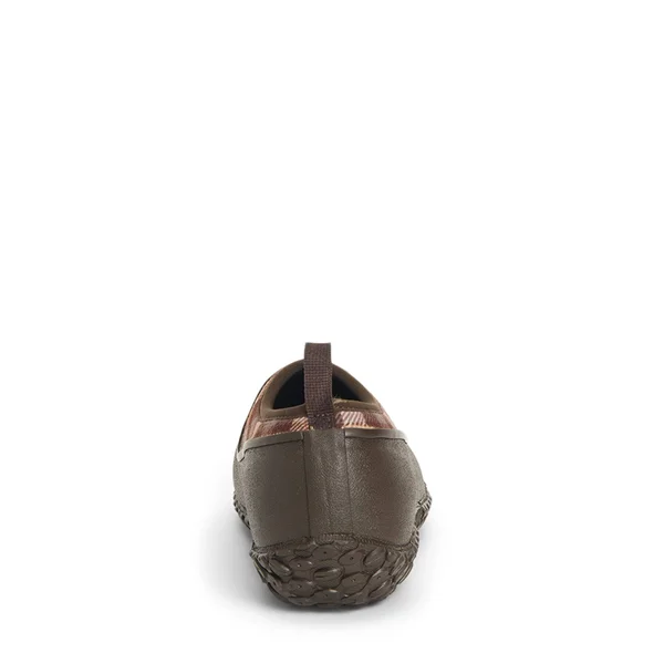 Muck Women's Muckster Low Rubber Shoe - Brown Plaid, 10