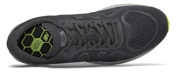 New Balance Men's Fresh Foam Arishi V2 Running Shoe - Size: 10 4E, Black Yellow
