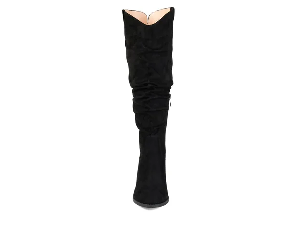 Journee Collection Women's Wide Calf Aneil Boot - Black