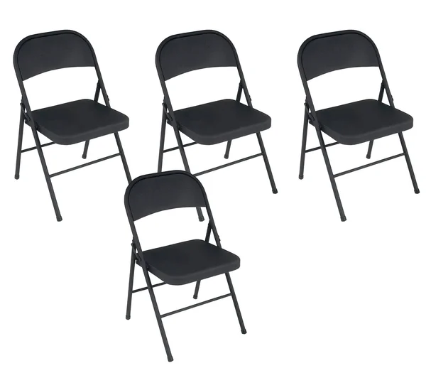 Cosco Home and Office Folding Chair, Black - 4 pack