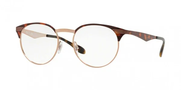 Ray Ban RX6406 Eyeglasses - 2861 Silver on Top Black