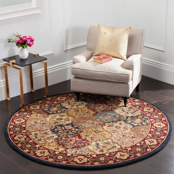 Safavieh Heritage HG510A Area Rug - Multi/Navy, Size: 6 x 9 ft.