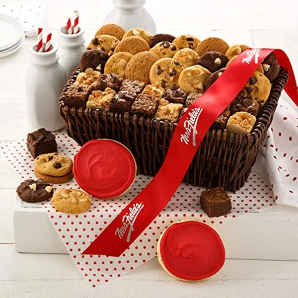 Mrs. Fields Cookies Sweet Sampler Basket (44 Count)