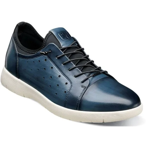Men's Stacy Adams Halden Cap Toe Sneaker, Size: 11.5, Blue