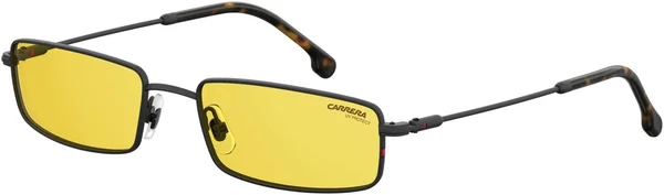 Carrera 177/S 071C-HO Black Yellow Rectangular Sunglasses