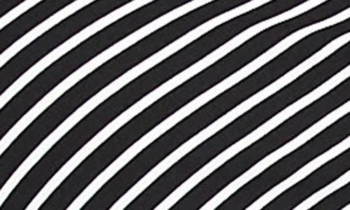 La Blanca Plus Size Pinstripe Bandeau One-Piece Swimsuit - Black/White, Women's, 20W